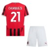 Conjunto (Camiseta+Pantalón Corto) AC Milan Chukwueze 21 Primera Equipación 2024-25 - Niño